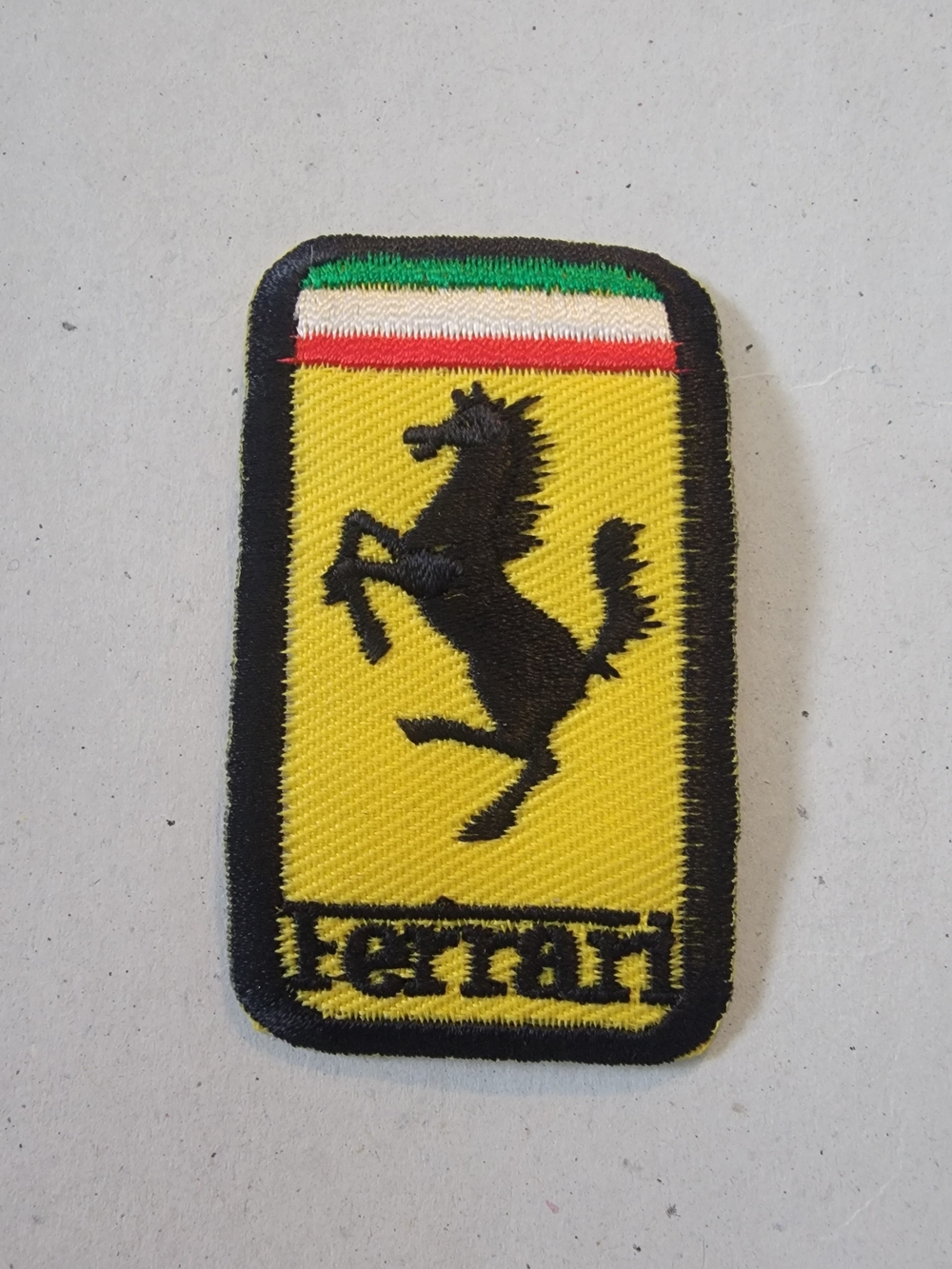 Ferrari Embroidered Patch - Yellow/Black